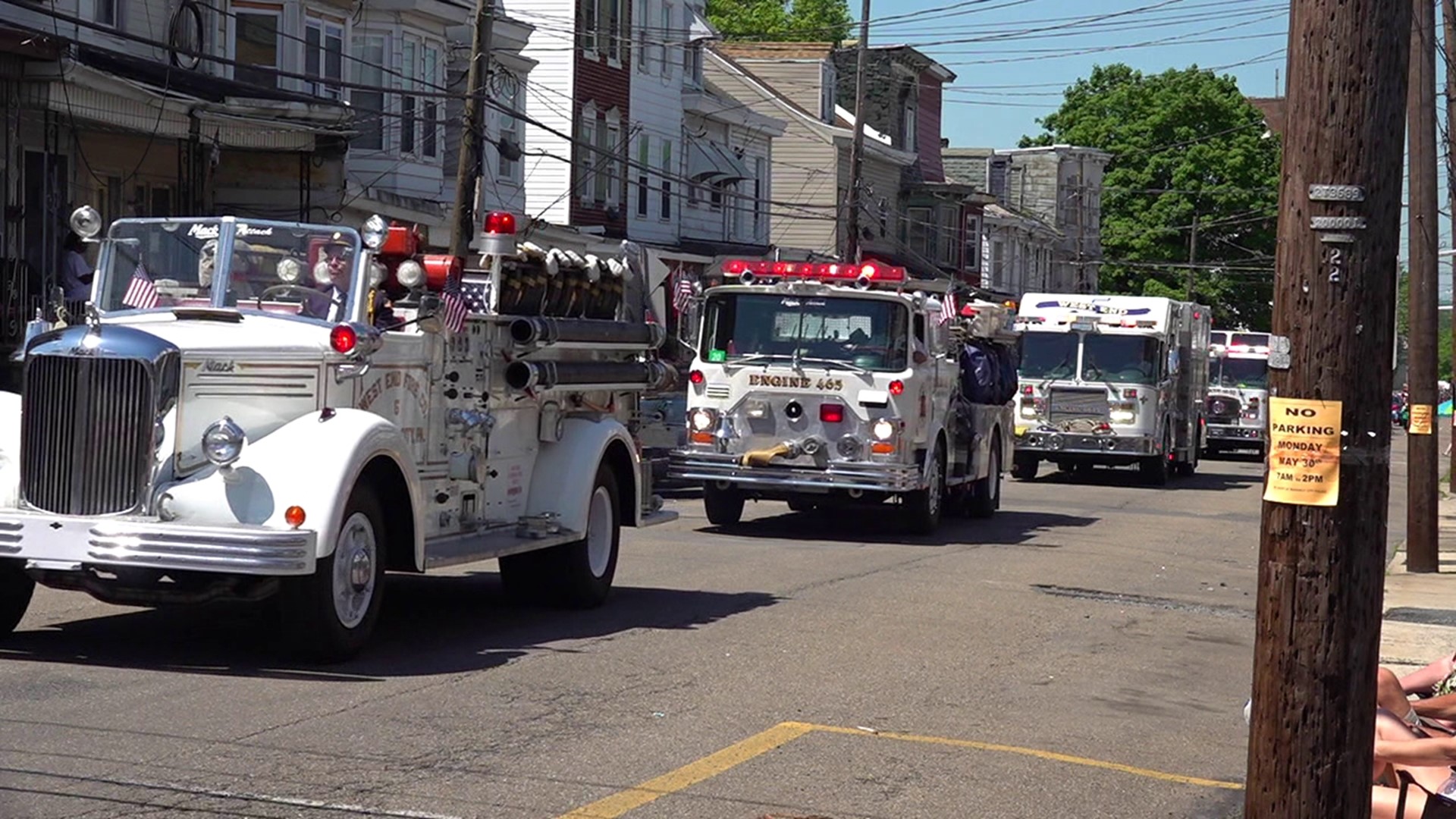 A number of parades took place across Schuylkill County to honor veterans and military families, including Mahanoy City.