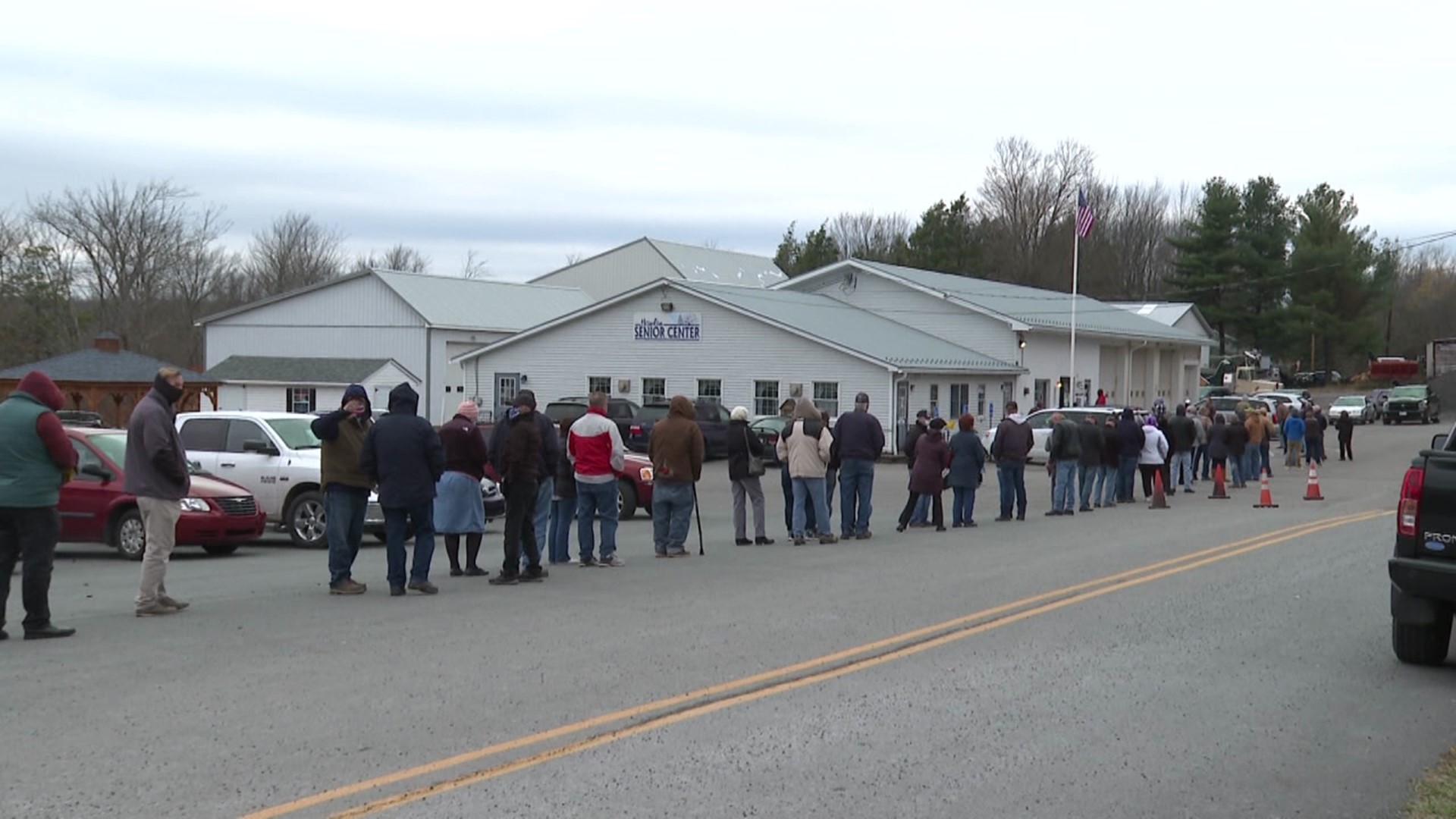 Most rural counties usually don't have issues with too many voters showing up to cast their ballots all at one time, but that wasn't the case on this Election Day.