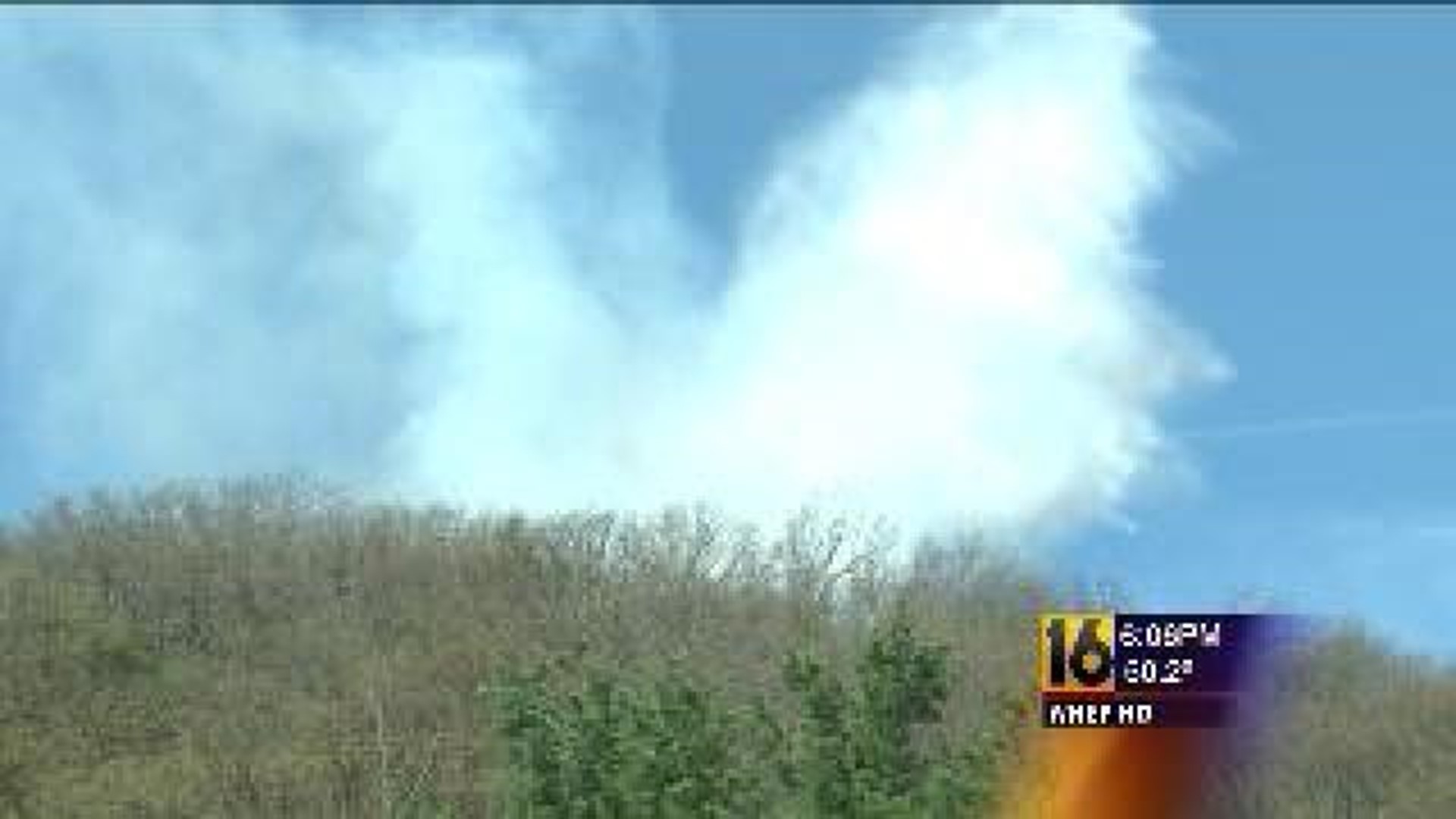 Crews Battle Brush Fire from Ground and Air
