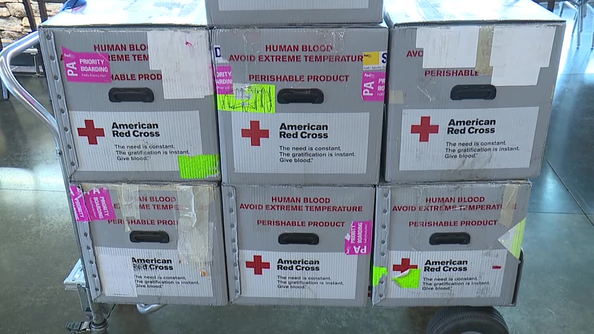 The Red Cross has issued an urgent call for blood donors and many of you have answered.