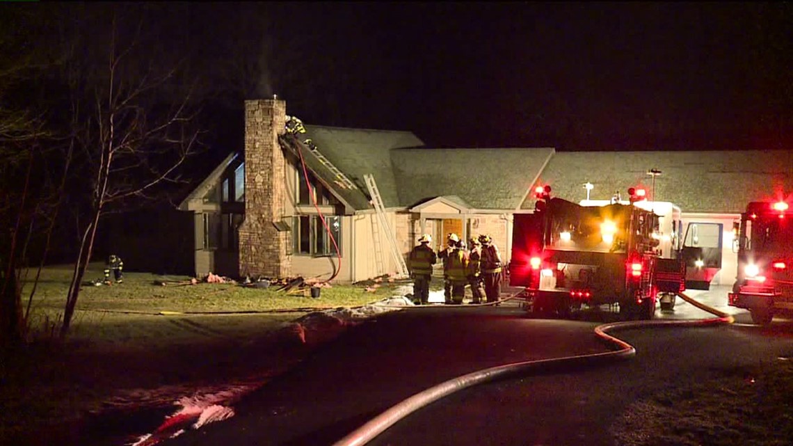 Chimney Fire Damages Wayne County Home | wnep.com