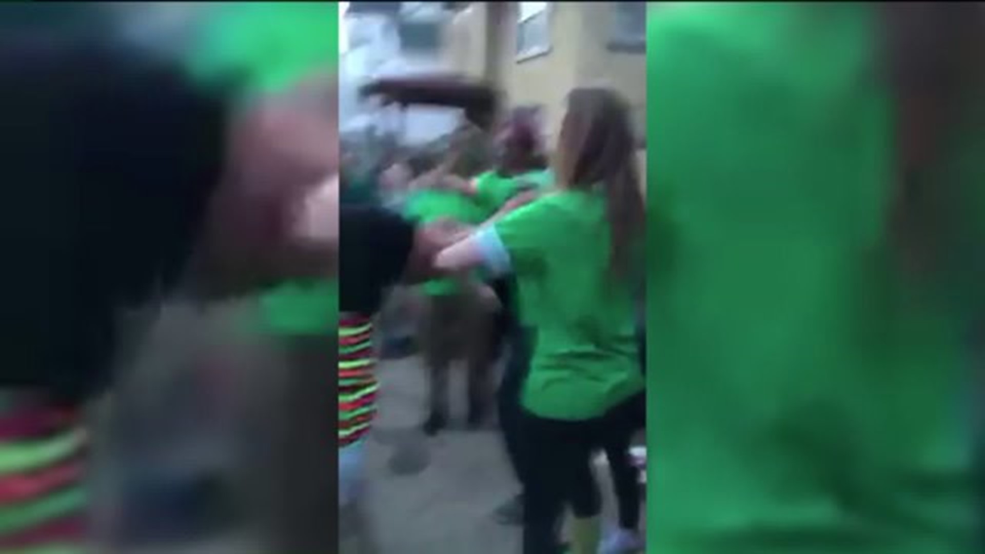 Parade Day Brawl in Scranton Caught on Video