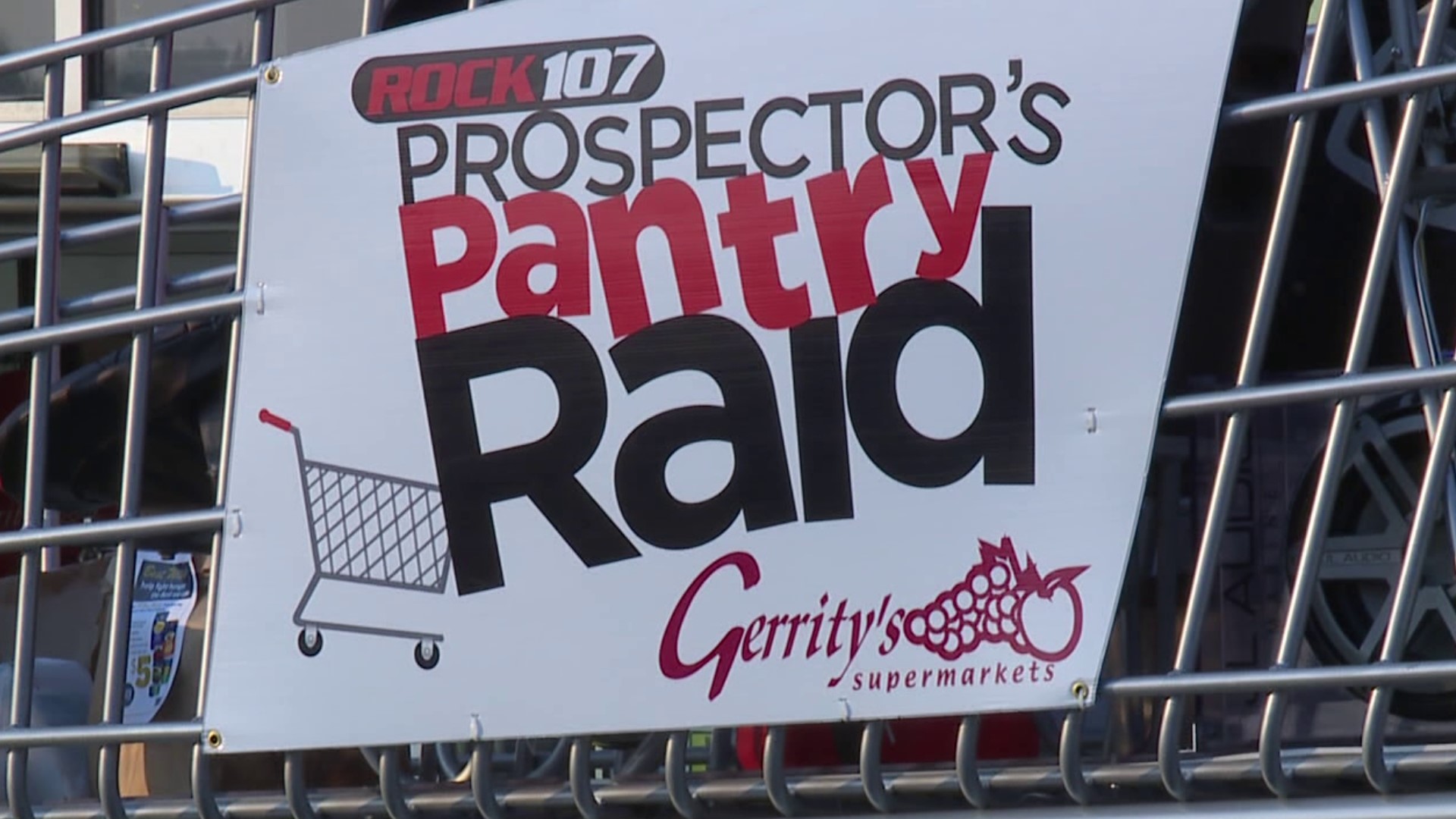 An annual food drive is back in our area, and this one is hard to miss. Rock 107's Prospector's 21st Pantry Raid kicked off Monday morning at Gerrity's in Moosic.