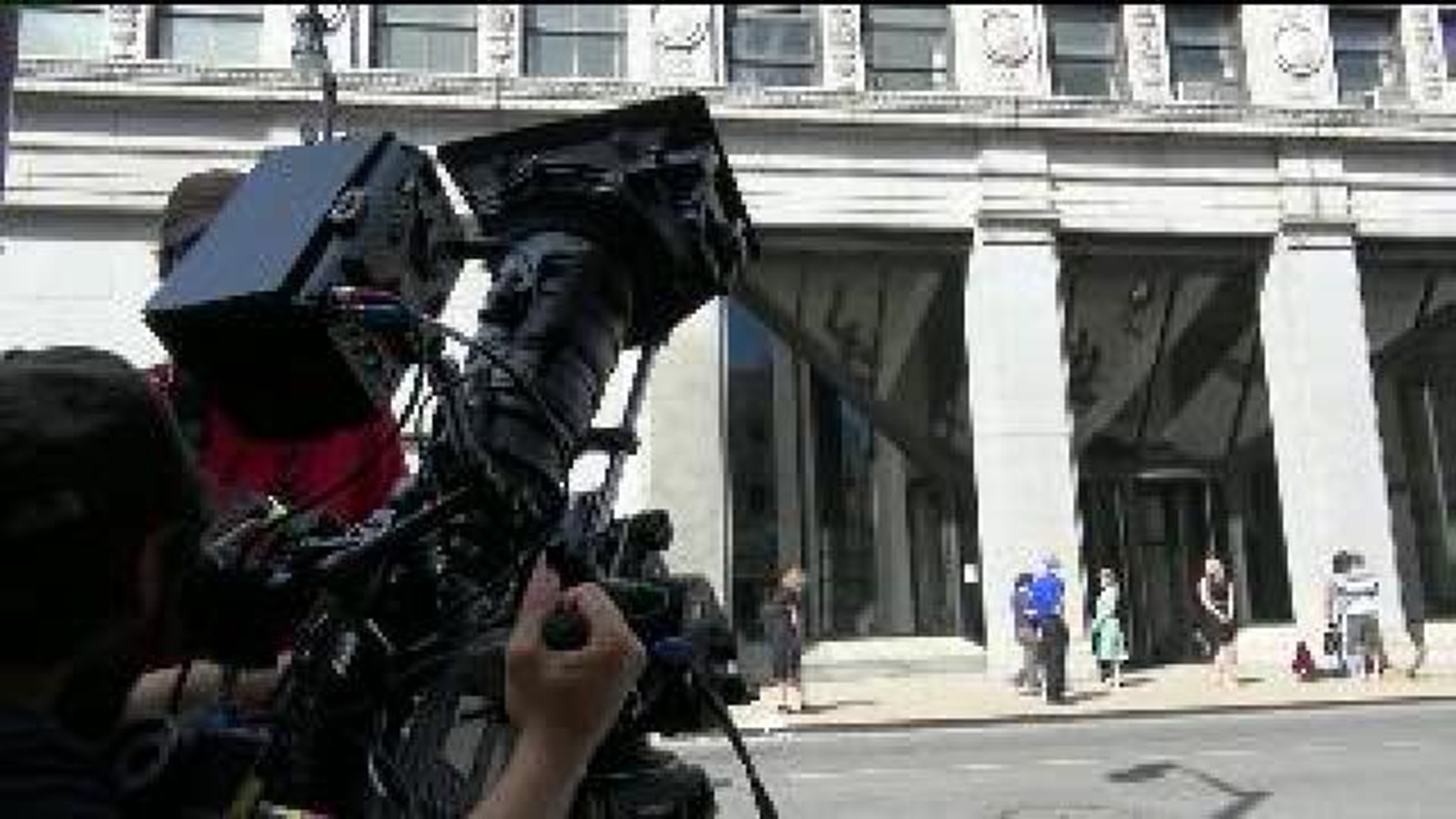 Film Crew Uses Local Buildings As NYC Backdrop