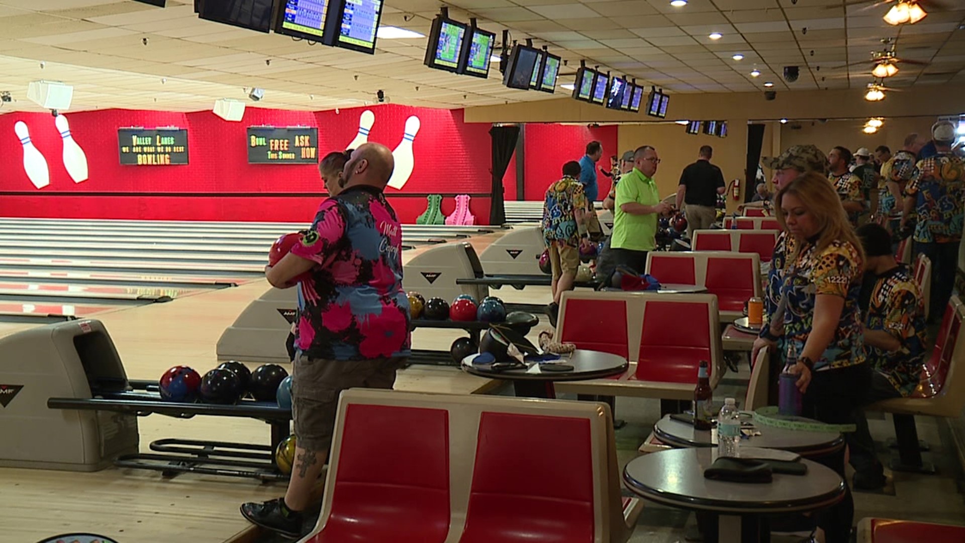 Valley Bowling Lanes held the event at 10 a.m. on Sunday.