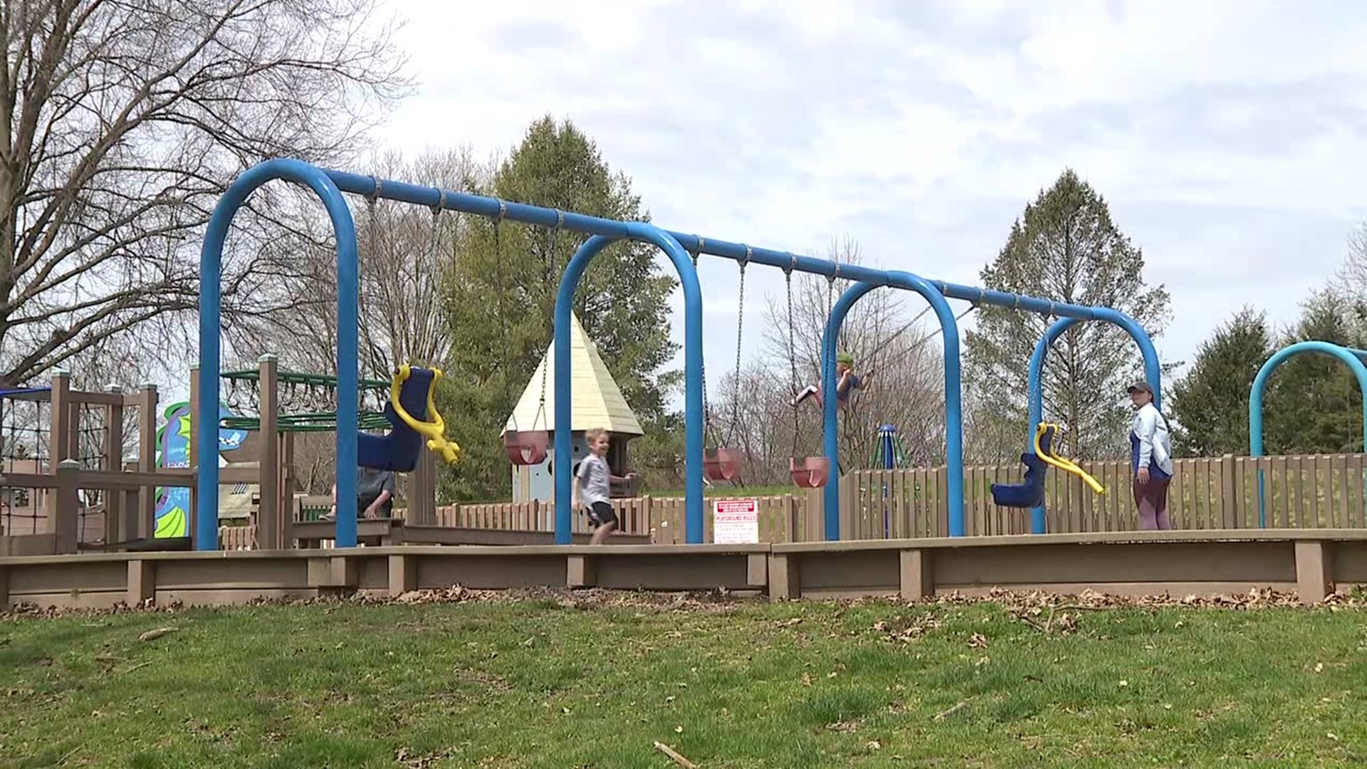 Folks in Bloomsburg took advantage of the nice day and spent time outside.