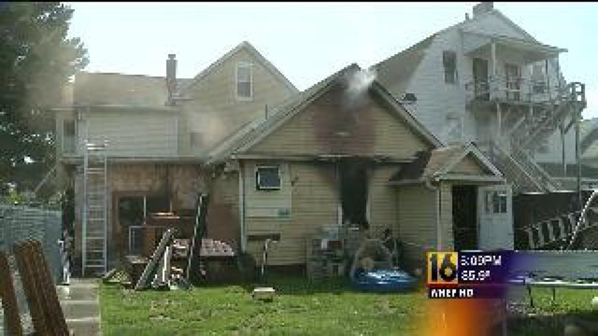 Home Damaged By Fire, Dogs Rescued