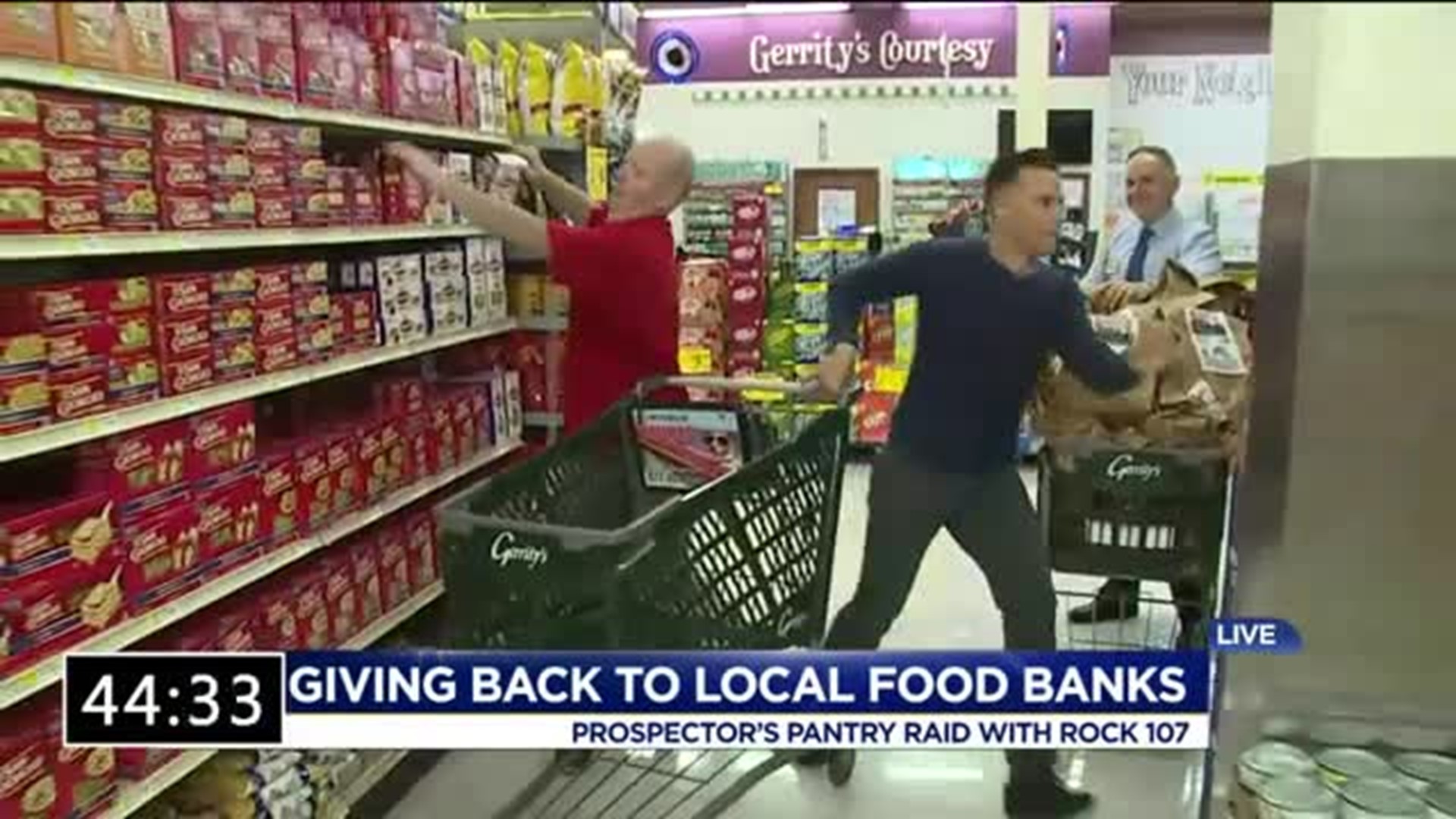 Summer Stock Up: Rock 107's Pantry Raid Gives Back to Area Food Banks