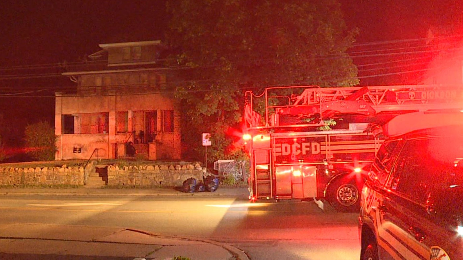 Five people were forced from their homes after a fire in Lackawanna County.