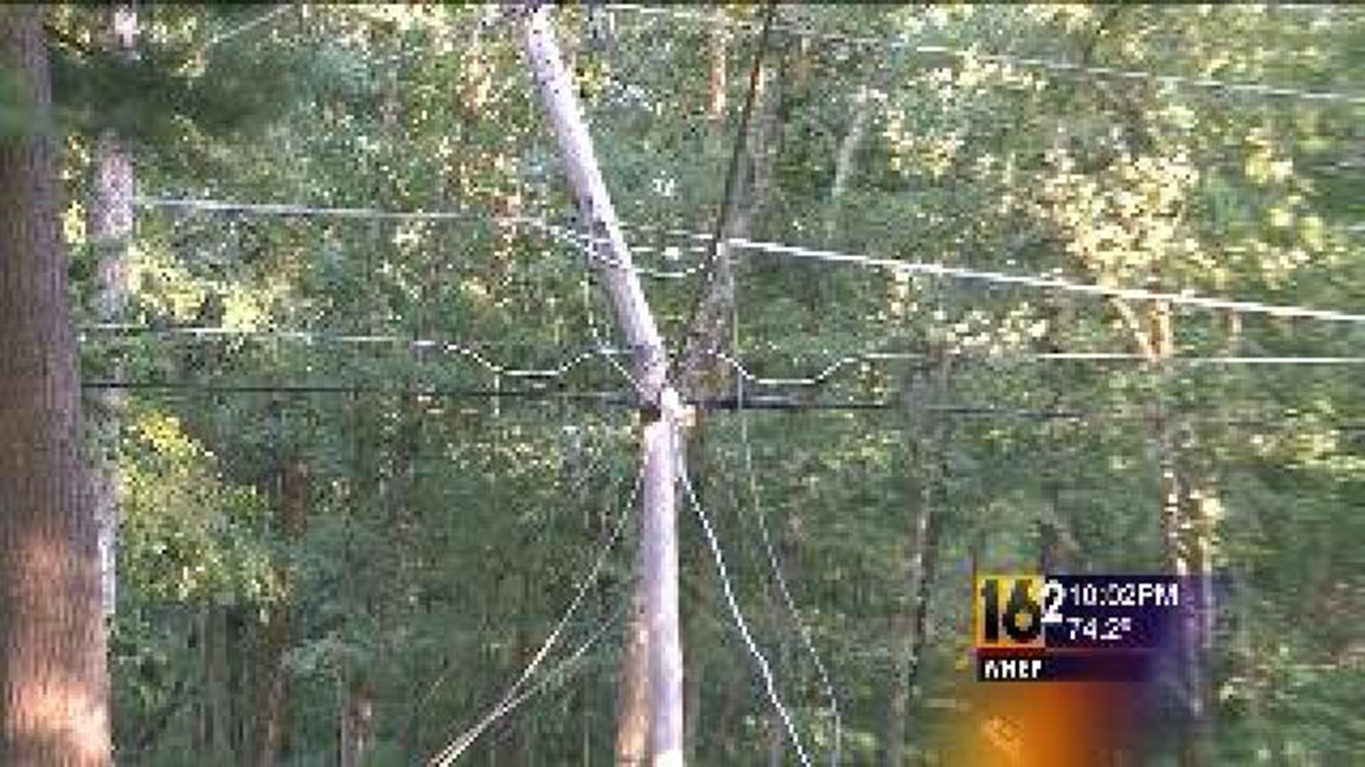 Monroe County Residents Spend Another Night Without Power