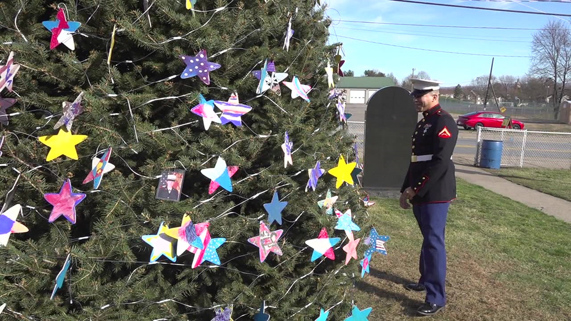 A tree stands tall for those who cannot be home for the holidays. Newswatch 16's Chelsea Strub shows us the dedication in Edwardsville.