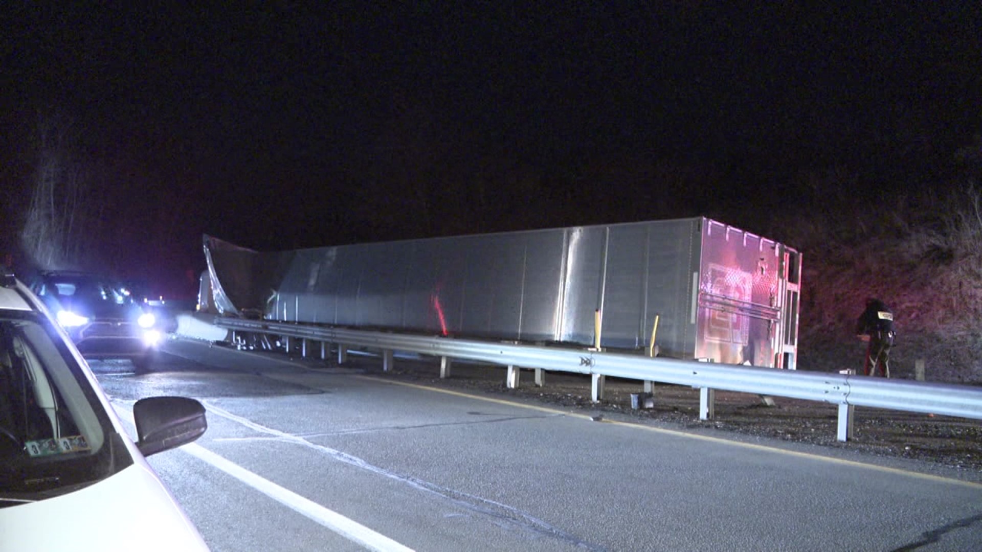 Drivers could not access Interstate 81 from the Turnpike at the Clark's Summit exit.