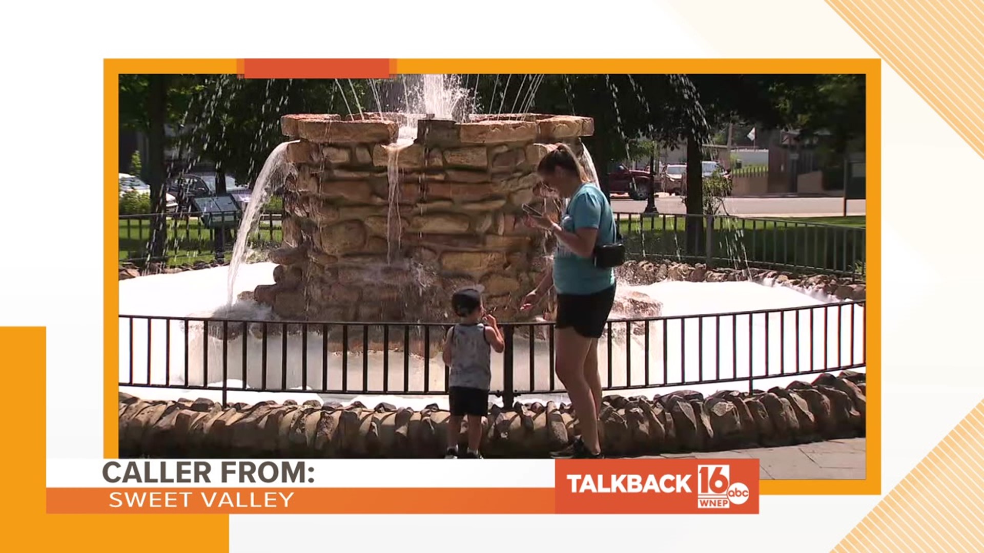 Callers share their opinion on a prank at a fountain in Carbon County.