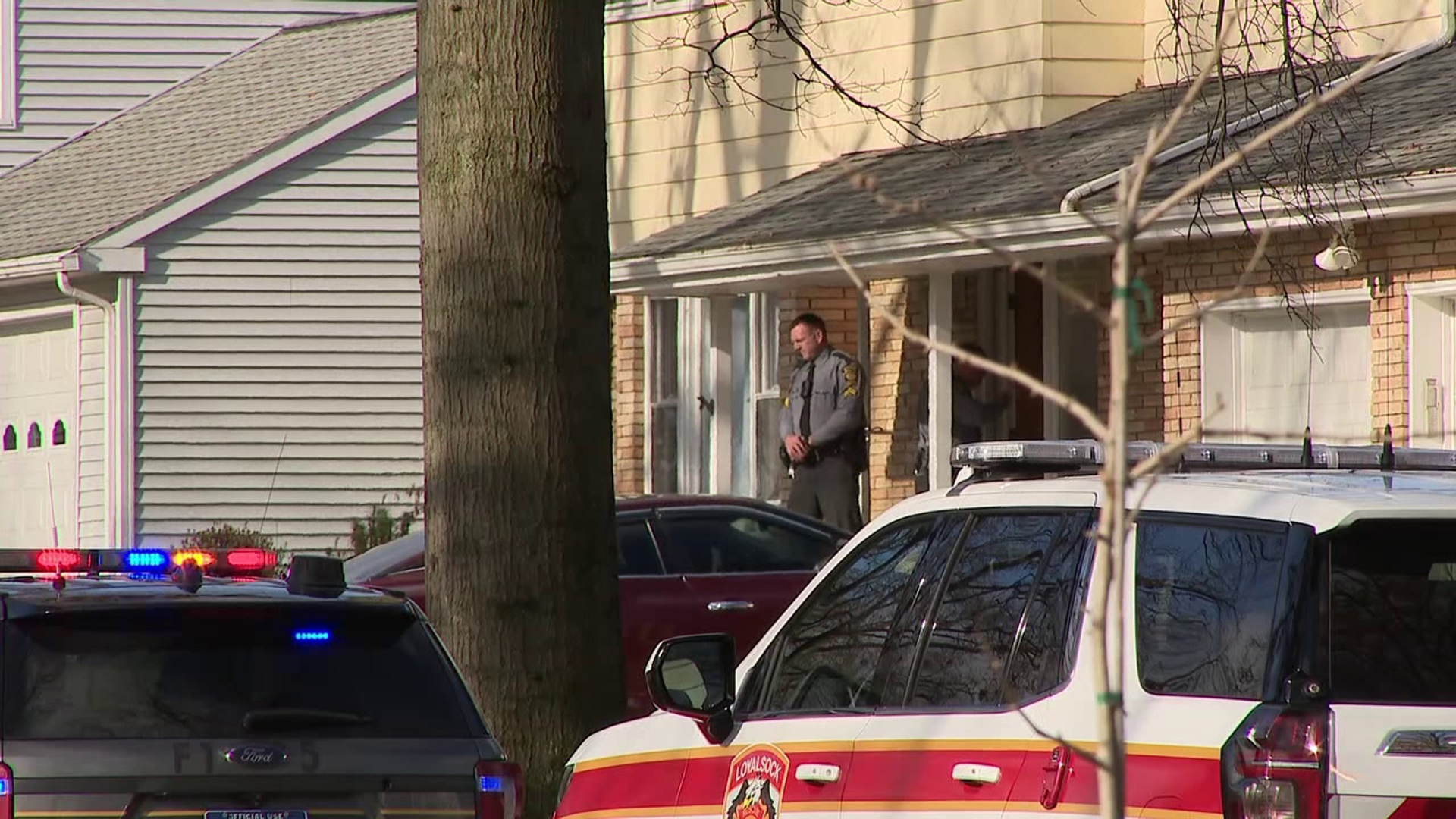 Troopers and first responders swarmed a neighborhood in Loyalsock Township on Thursday.