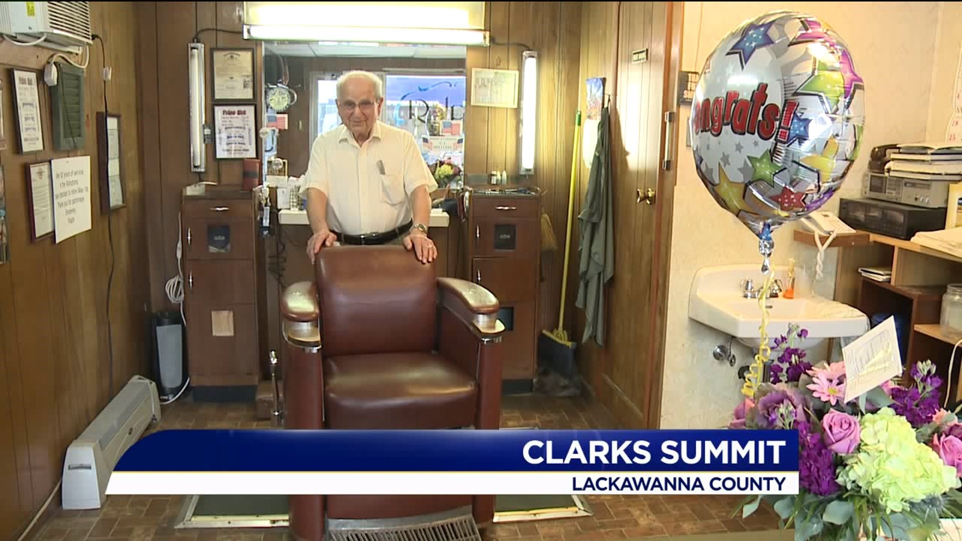 Lackawanna County Barber Retiring After 62 Years