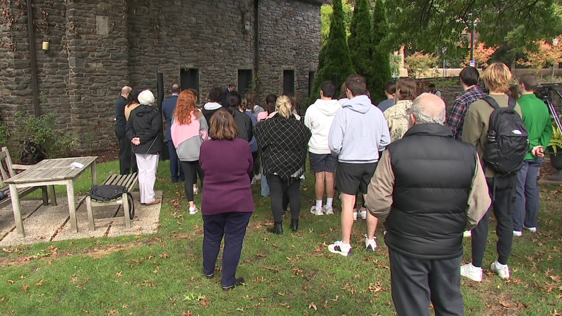 The University of Scranton held an Interfaith Prayer Service for Peace in the Holy Land, as the war continues in the Middle East.