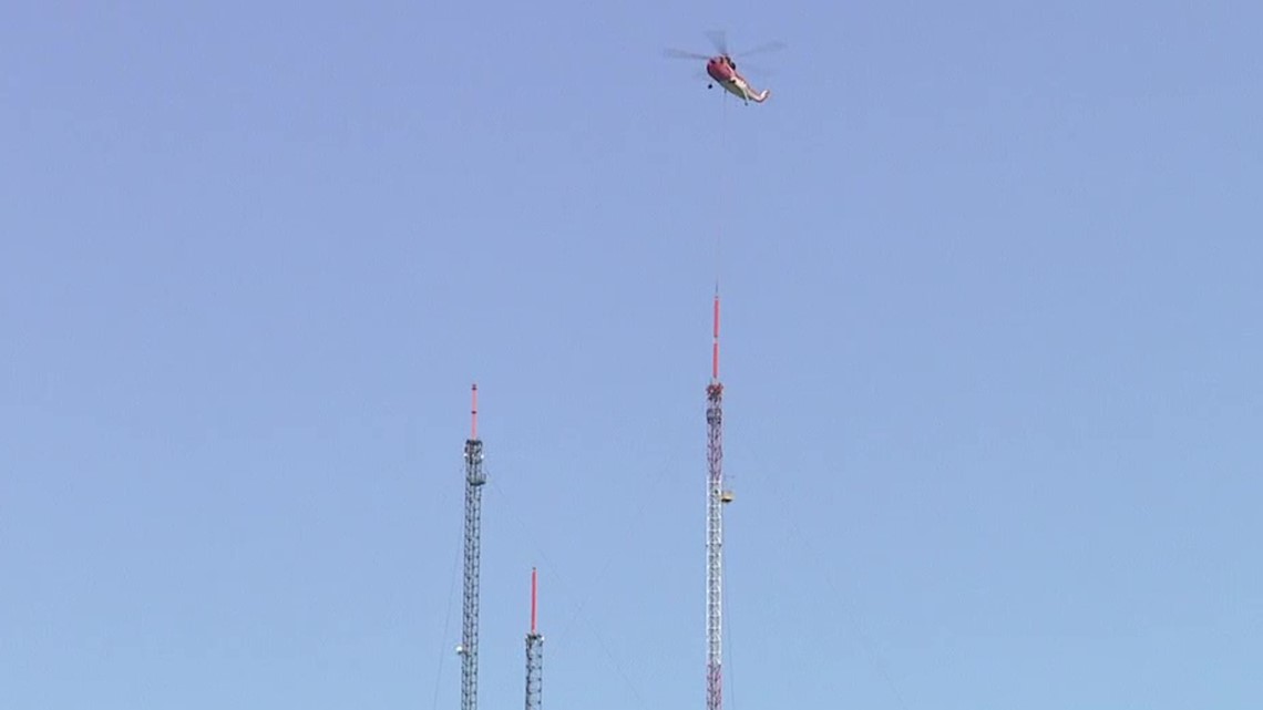 WNEP's new threeton antenna set up
