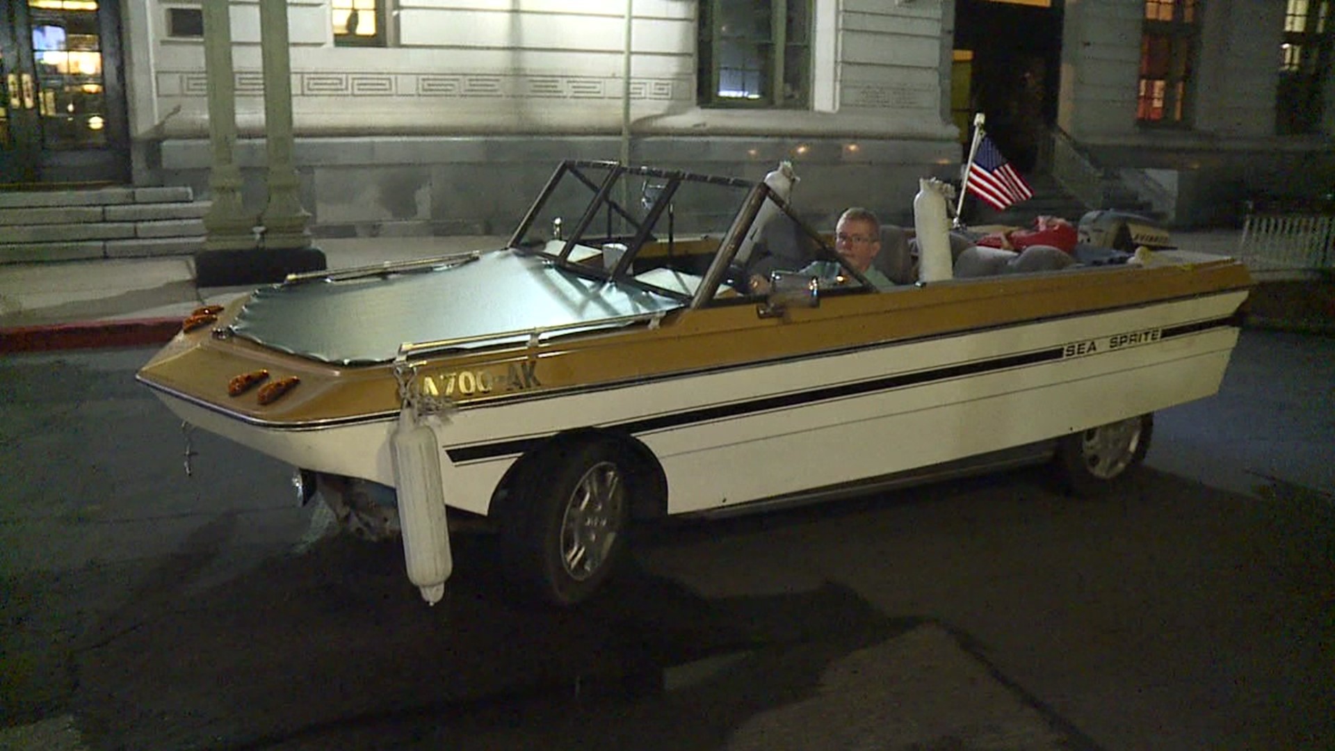 It's not a bird, it's not a plane, it's a boat car. And it's taking over the roads of Lackawanna County. Newswatch 16's Claire Alfree got a ride in the front seat.