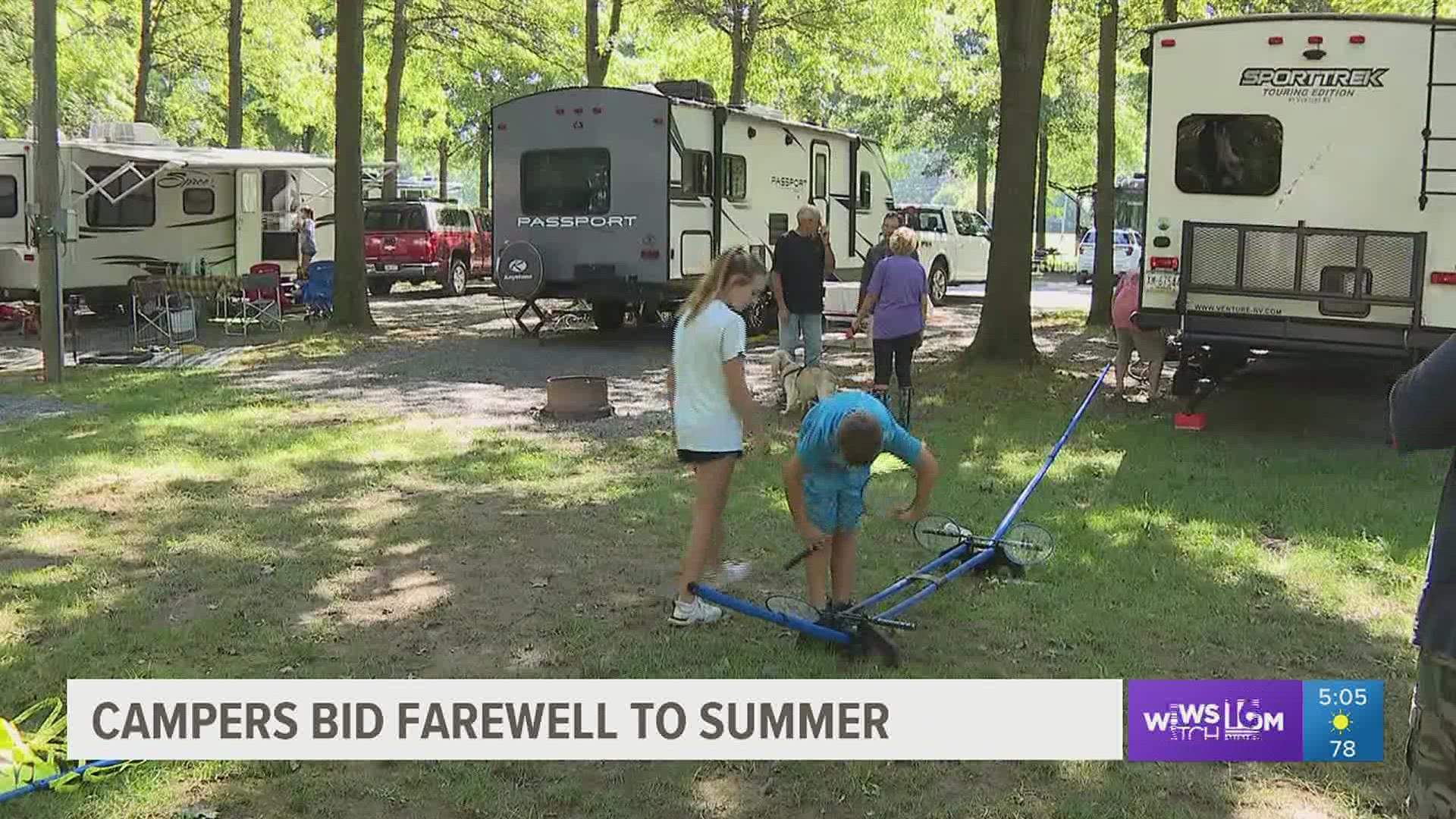 Folks at a campground near Elysburg made the most of this Labor Day Weekend.