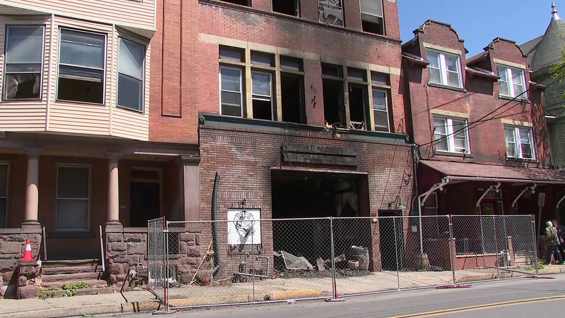 Firehouse Winery in Shamokin was destroyed after a fire ripped through the building on Sunday.