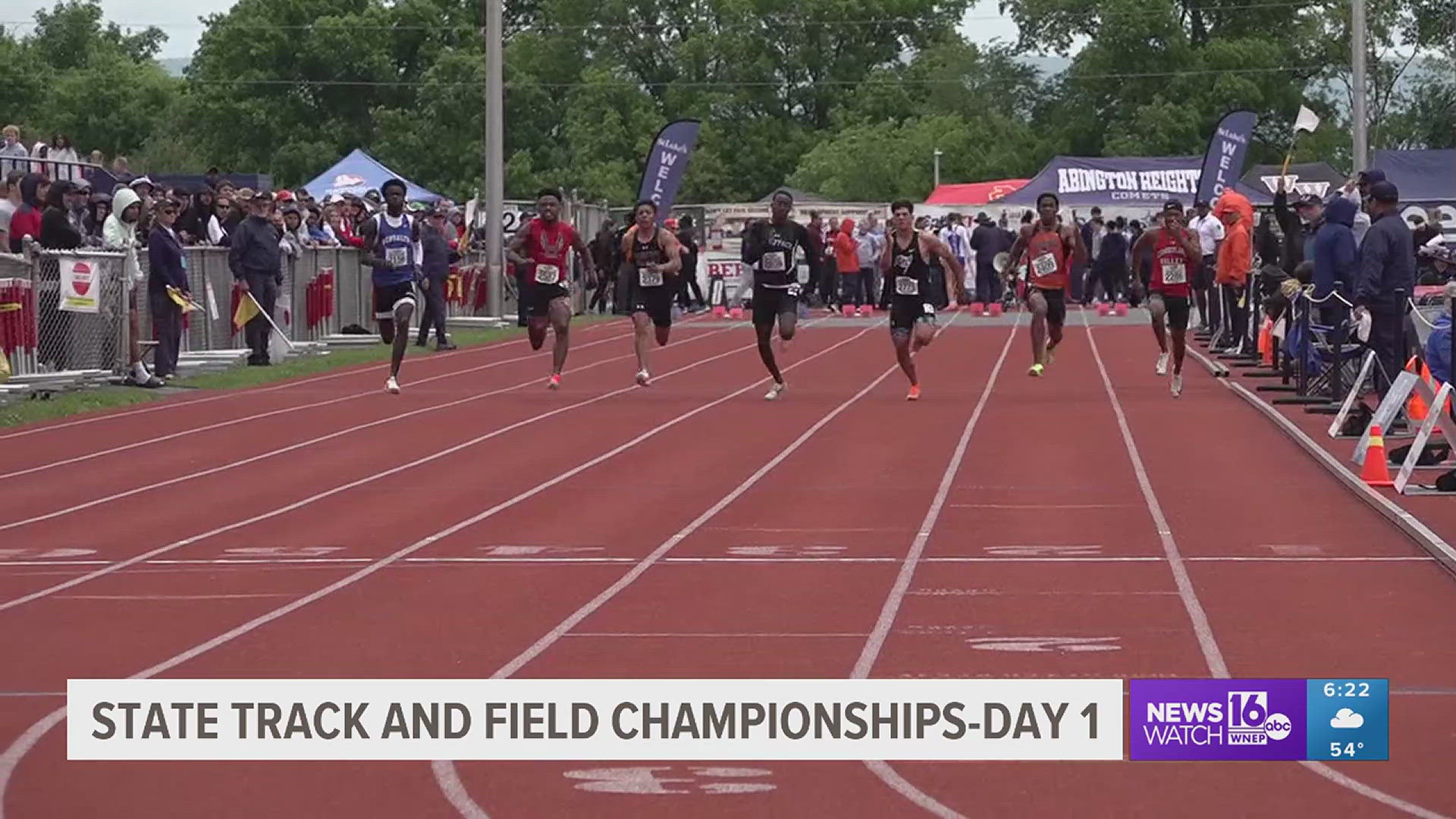 Burkett, Osunde and Espinosa grab gold on Day 1 of the PIAA State Track and Field Championships