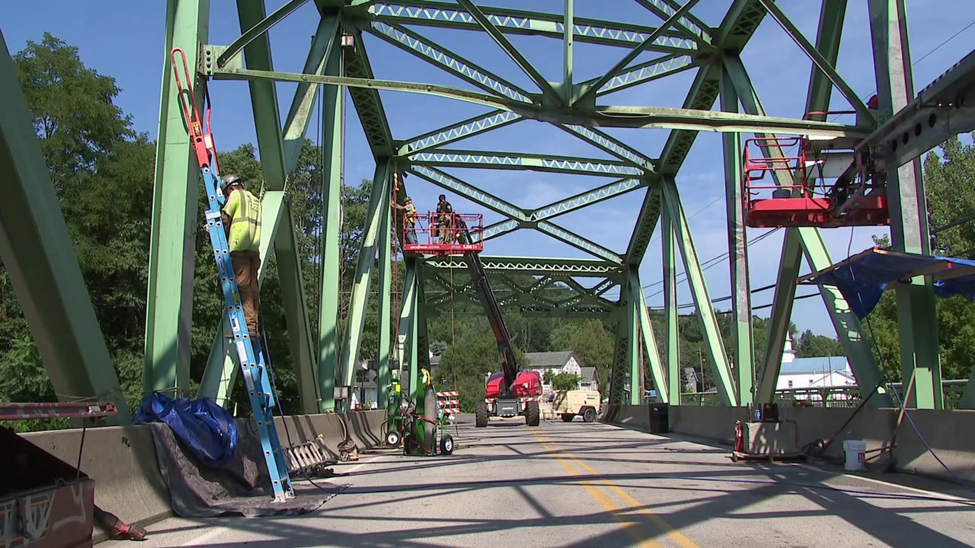 Newswatch 16's Mackenzie Aucker stopped by the Route 6 bridge near Troy to check out the progress.