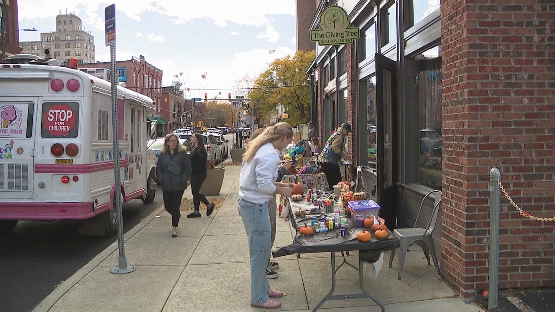 The Giving Tree Wellness Center hosted a fall block party on Penn Avenue.