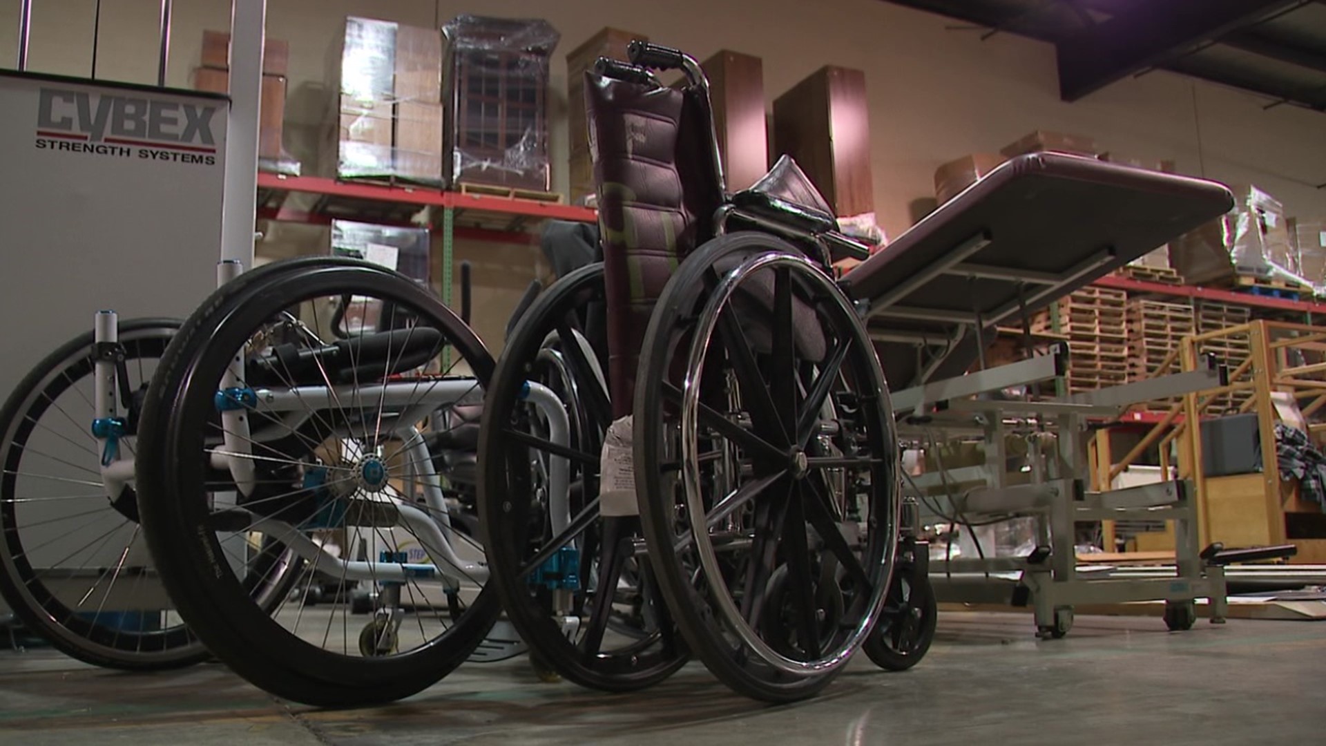 Newswatch 16's Courtney Harrison shows us the rehabilitation equipment donated by a local nonprofit and why they wanted to help.