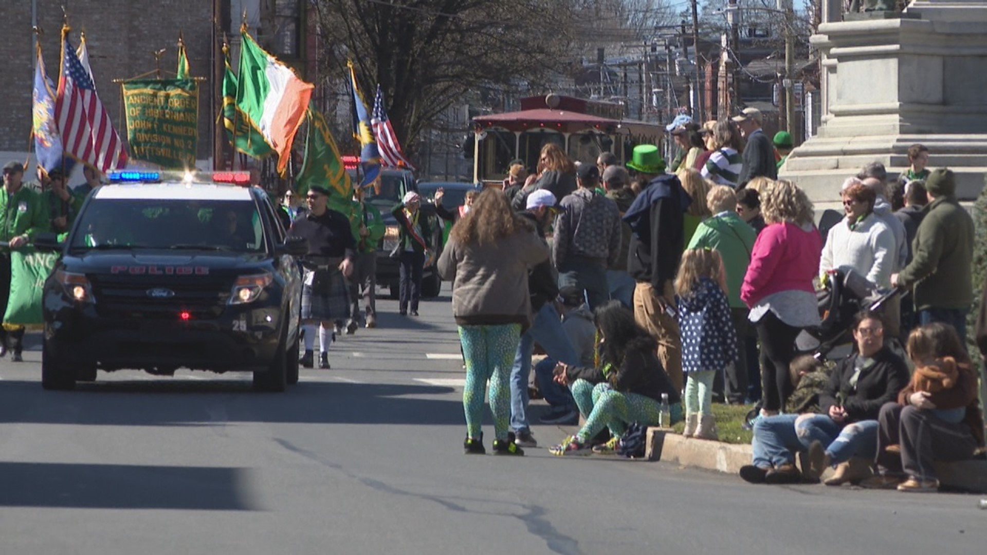 The 48th annual St. Patrick's Day parade stepped off Saturday afternoon
