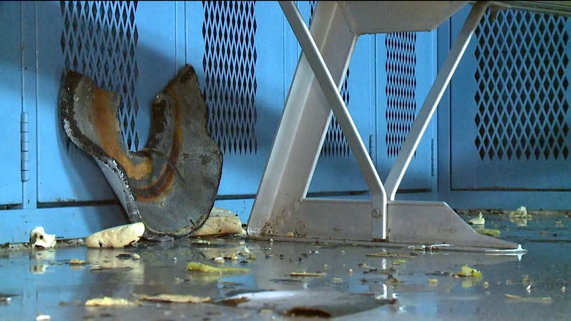 Wind, Rain Damage Lakeland School District Field House Right Before Huge Track and Field Meet