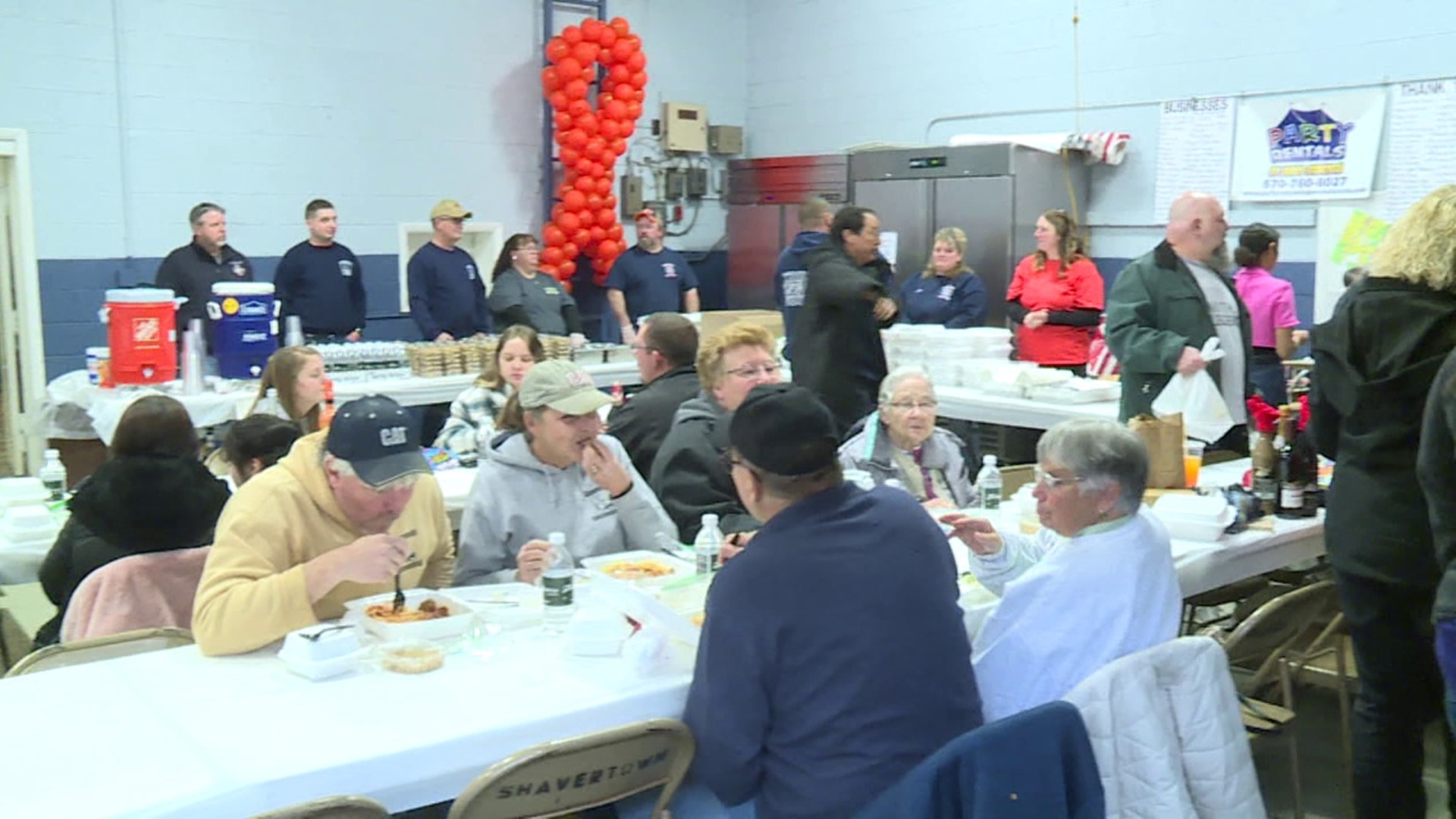 A community in Luzerne county came together Saturday night to help one of their own.