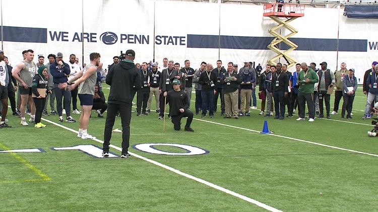 Penn State football holds Pro Day