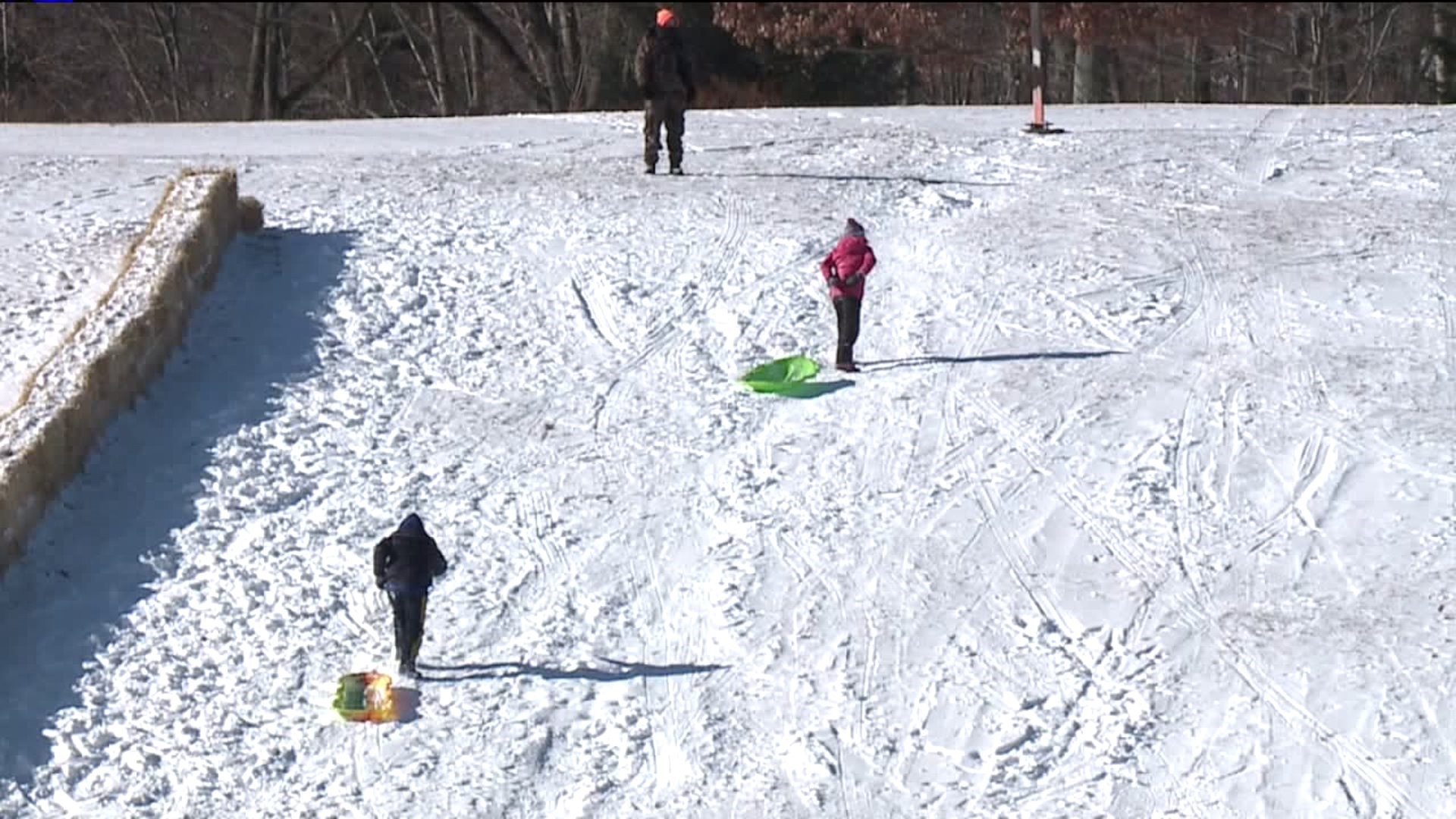 Fun in the Snow at McDade Park