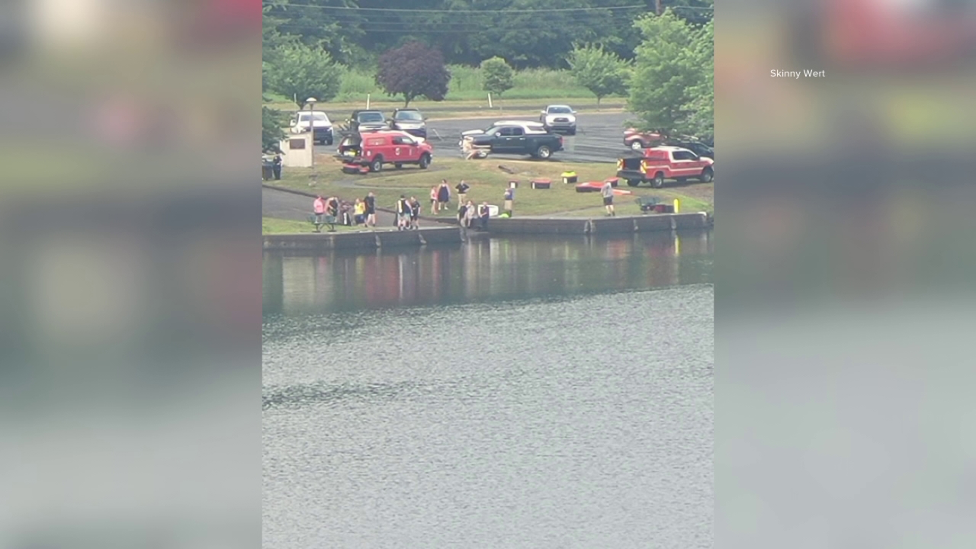 Crews responded to part of the Susquehanna River in Lock Haven Saturday afternoon for a water rescue.