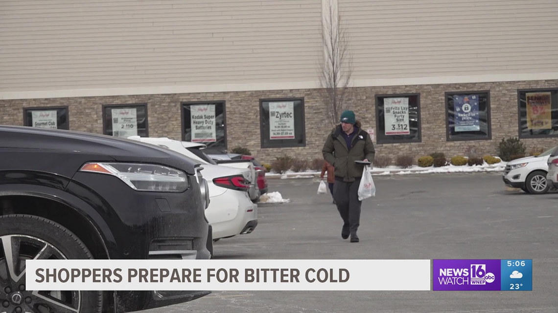 Shoppers prepare for the bitter cold | wnep.com