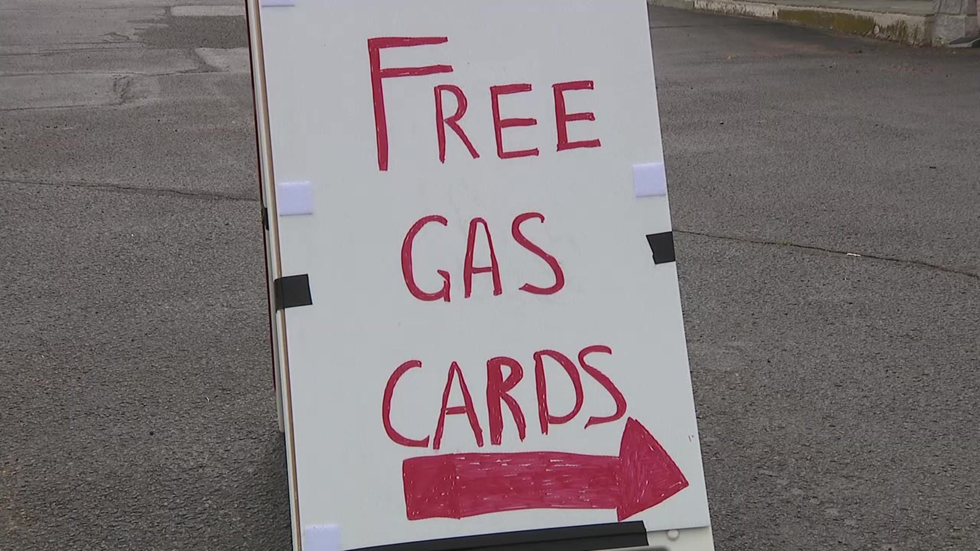 A Montandon church has been giving out free gas cards at the start of each month.