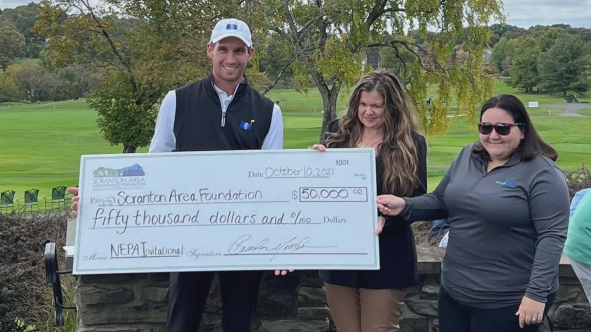 Brandon Matthews Hold Golf Tournament Benefiting Local Junior Golf, Scranton Area Foundation
