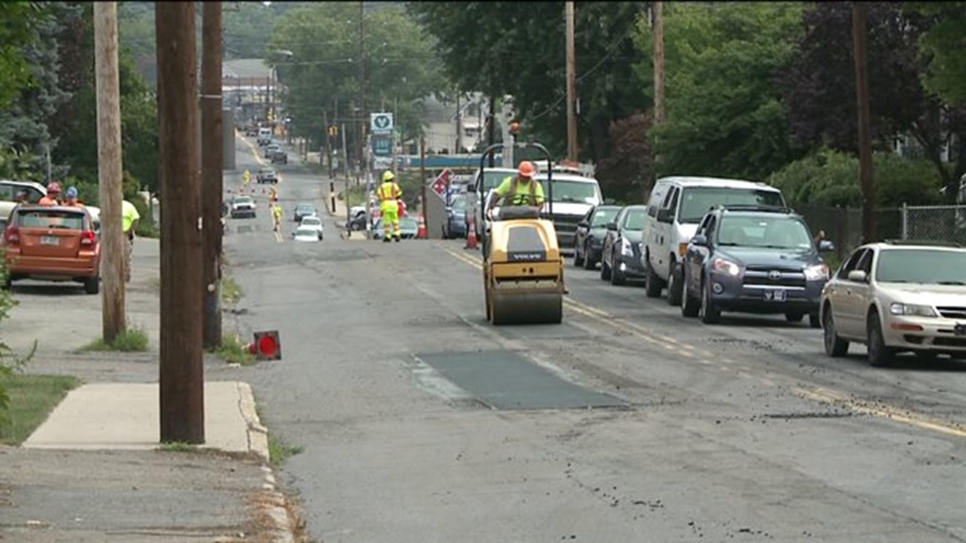 Drivers Thrilled to See Paving Project in Scranton