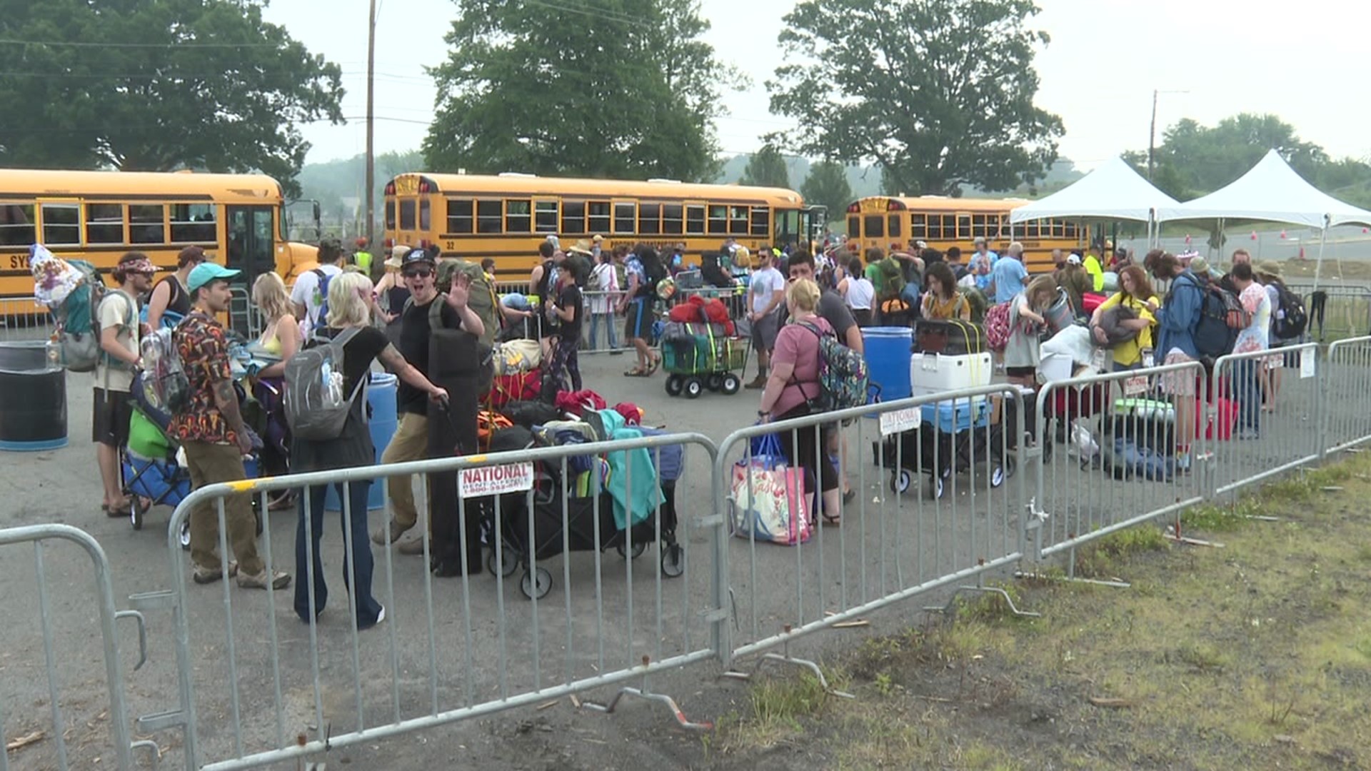 The four-day music event in Lackawanna County draws crowds from all over the country.