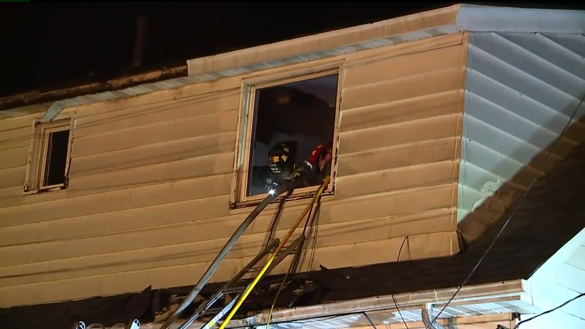 Flames Damage Home in Scranton