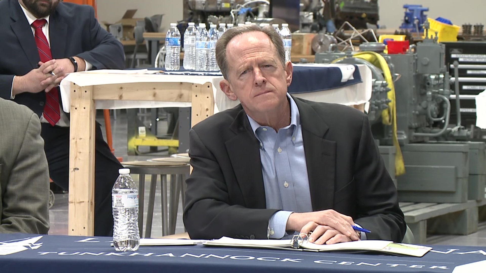 Newswatch 16 caught up with Pennsylvania's U.S. Sen. Pat Toomey on a visit to a Lackawanna College campus in Wyoming County.
