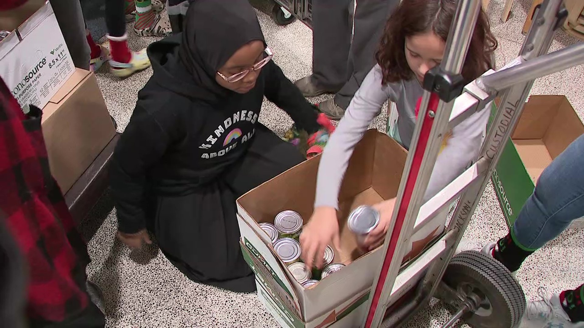 Students in the Williamsport Area School District are ensuring people in their community have enough to eat. The students held a food drive for the Salvation Army.