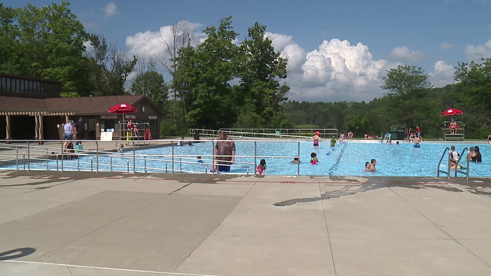 DCNR officials say the liner of the swimming pool needs to be replaced.