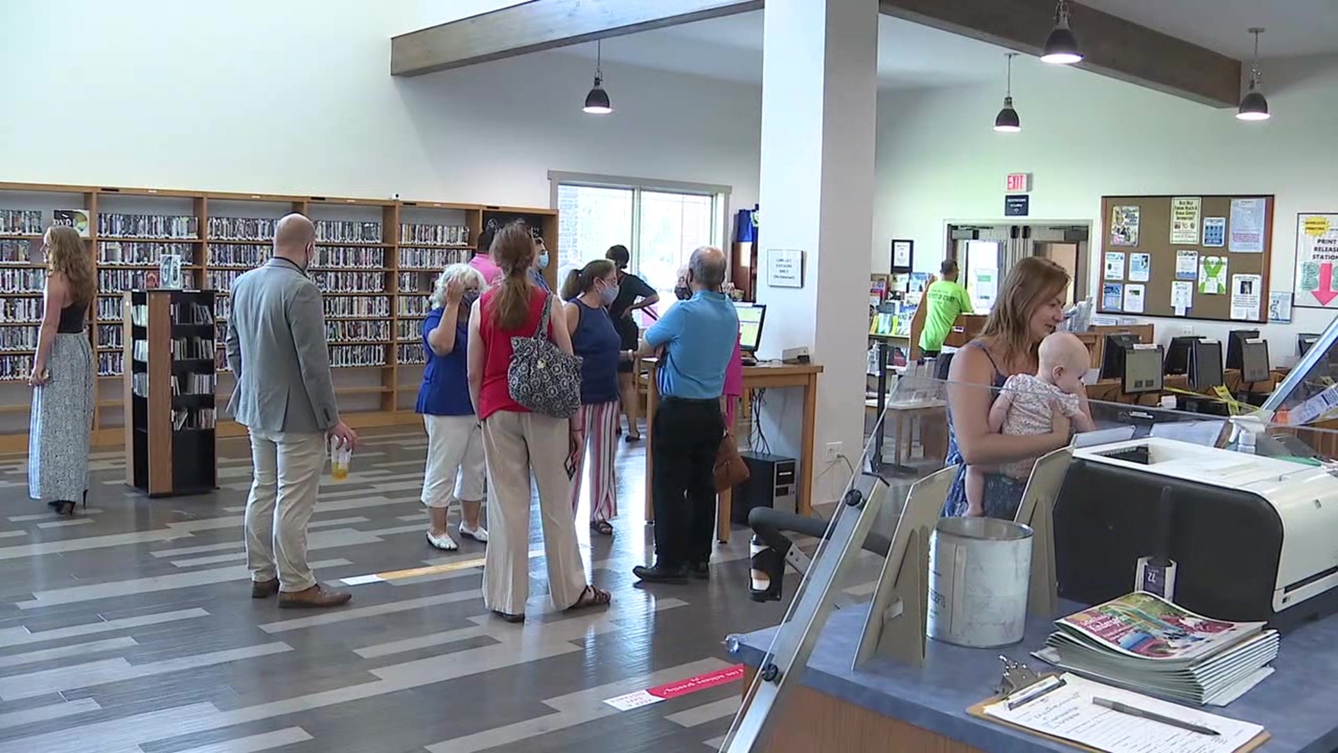 Library of the Smithfields showed off its new location inside the Middle Smithfield Township Community Center near Marshalls Creek.