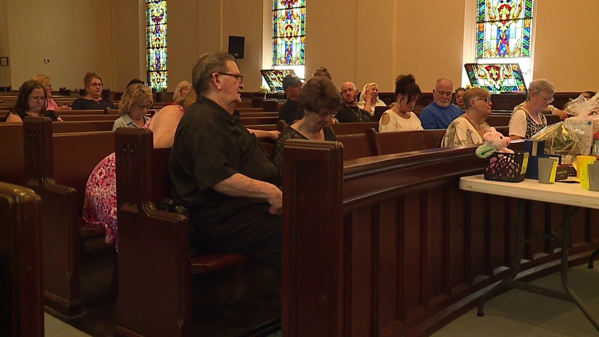 United Baptist Church along South Main Avenue in Scranton held the fundraiser to help Ayisah Barragan.