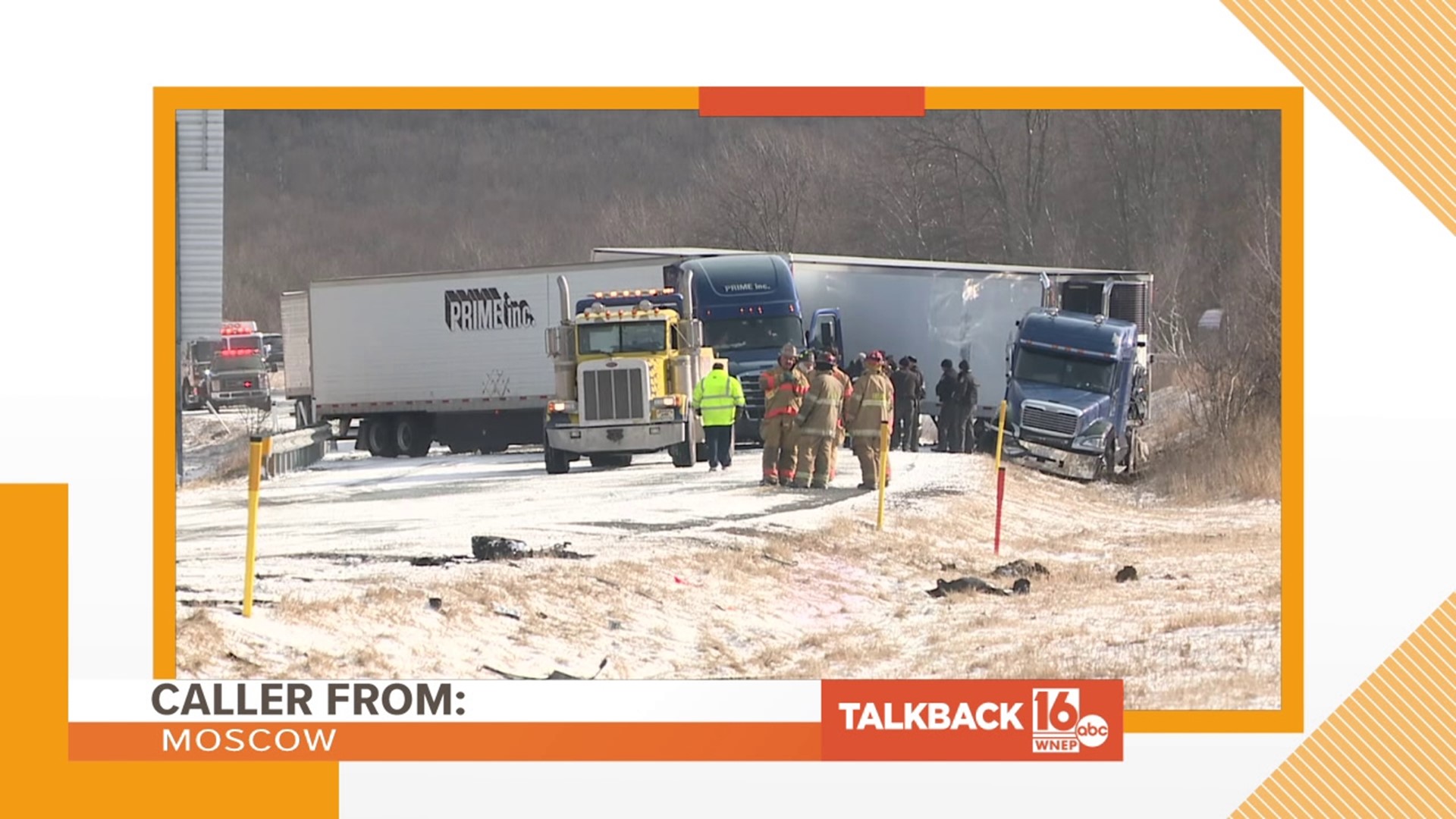 Callers have a variety of topics to address in this Talkback 16 including the I-81 pileup over the holiday weekend.