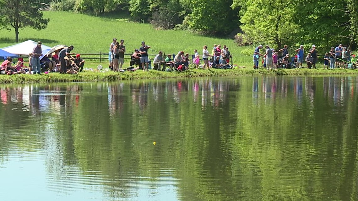 Kid's Trout Derby in Wyoming County