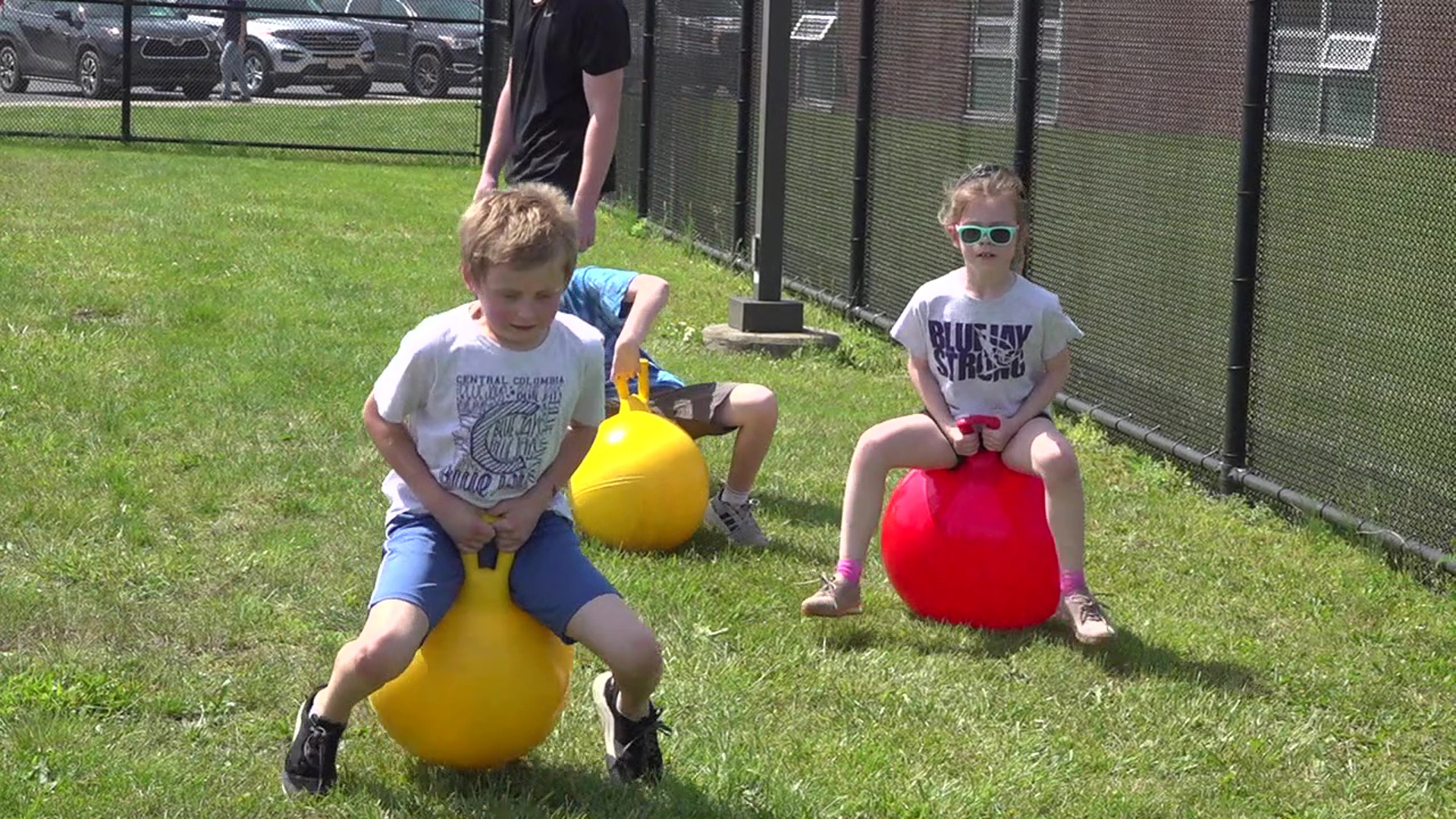 Students from eight different school districts gathered in Berwick for an adapted field day.