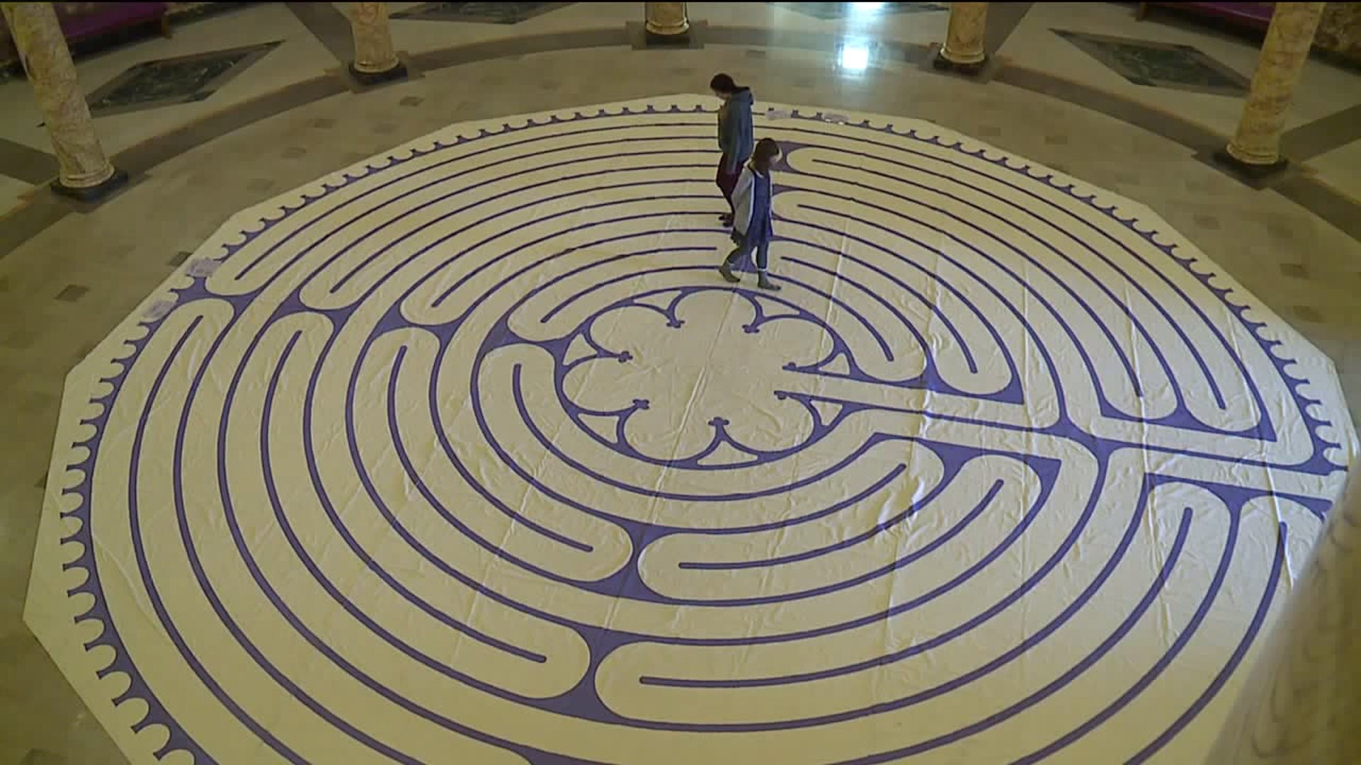 Spiritual Walk Through Labyrinth at Marywood University