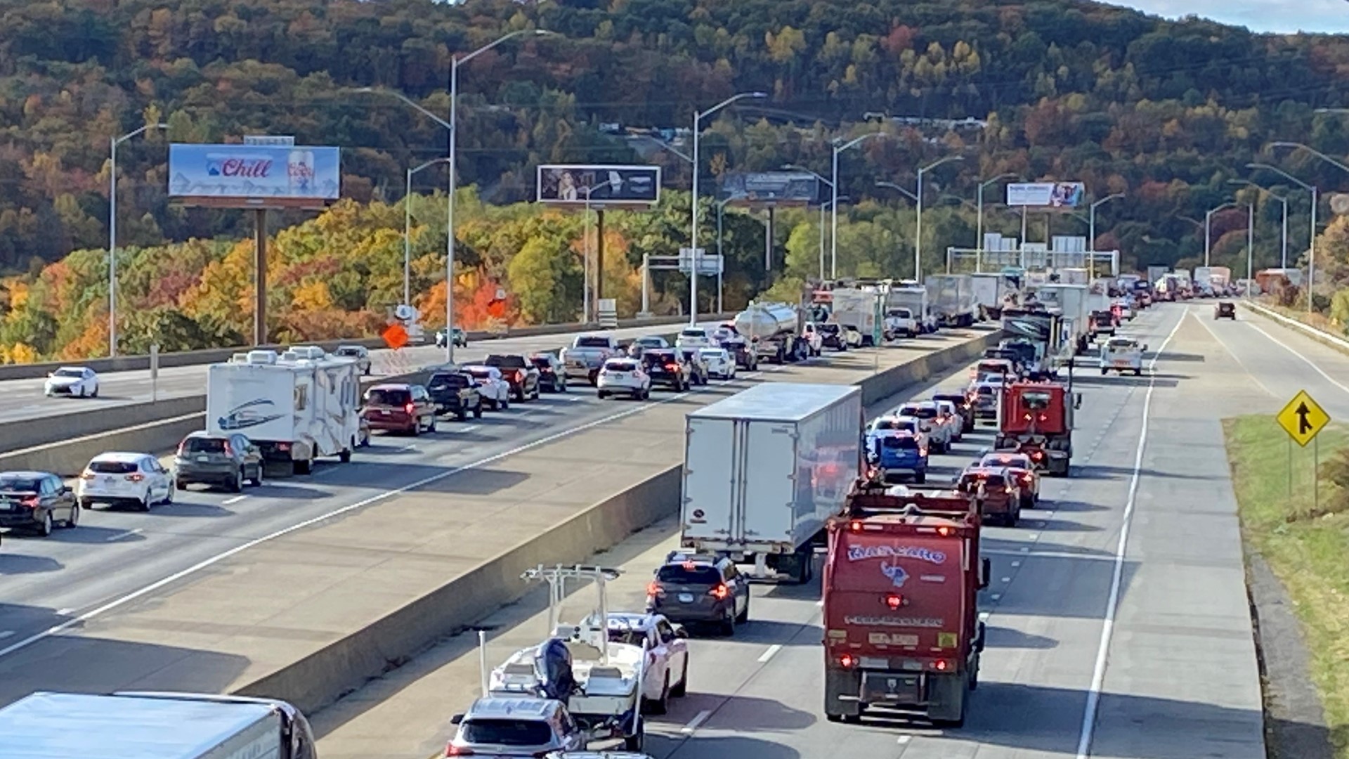 Sign inspection work is scheduled through Wednesday on Interstate 81.